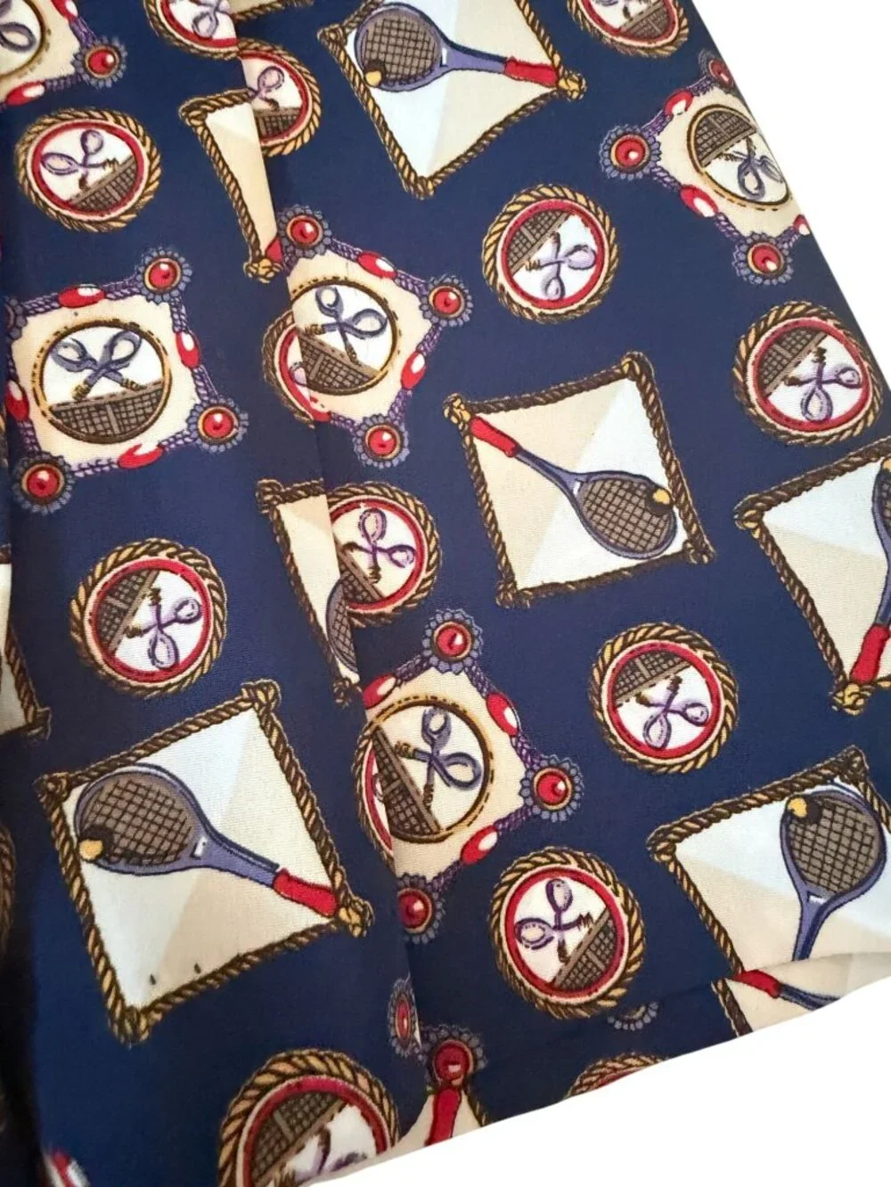 WESTBOUND Vintage Tennis Print High Waist Skirt Size 12